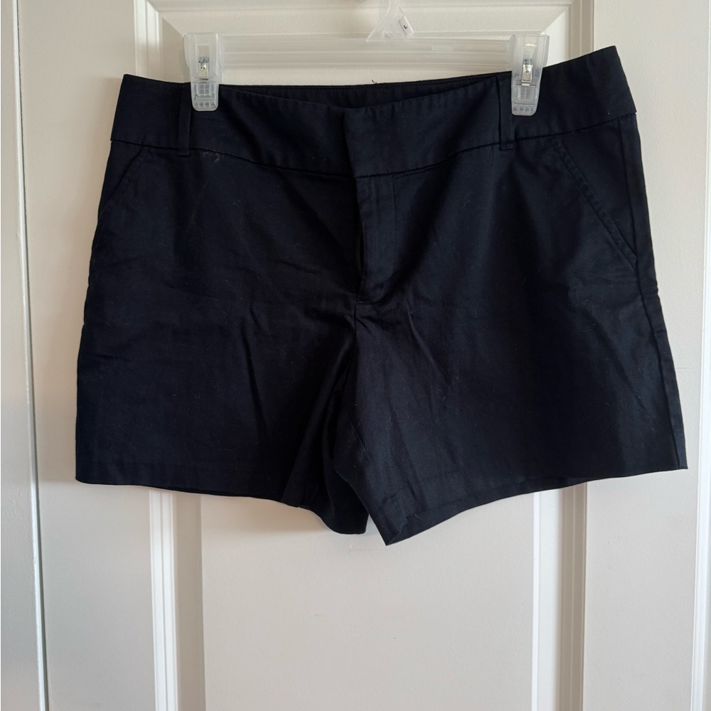INC International Concepts Black Bermuda Shorts Tailored Fit